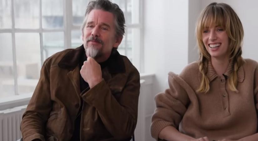 Ethan Hawke szerint tök oké, hogy saját lánya szexjelenetét rendezi