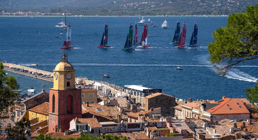 SailGP 2023 – Saint Tropez – élő közvetítés a szombati futamokról