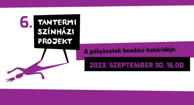Kiírták a 6. Tantermi Színházi Projekt pályázatot