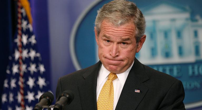 George Bush szerint Zelenszkij egy kemény csávó, igazi texasi