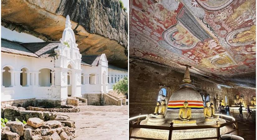 Rangiri Dambulla barlangtemplom: lenyűgöző szentély egy szikla tövében