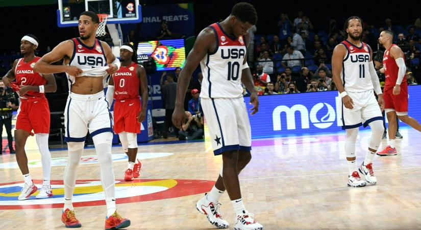 Újabb nagy pofont kapott az NBA-sztárokkal felálló amerikai válogatott a kosárlabda-vb-n
