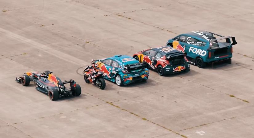 Házi gyorsulási versenyt rendezett a Red Bull