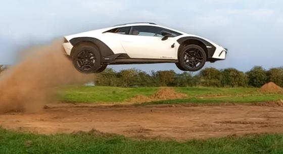 Terepre tervezték, de nem repülni a Lamborghini Sterratót - videó
