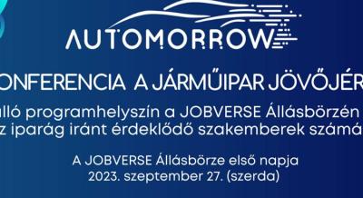 Automorrow - A jövő járműipari konferenciája, 2023. szeptember 27.