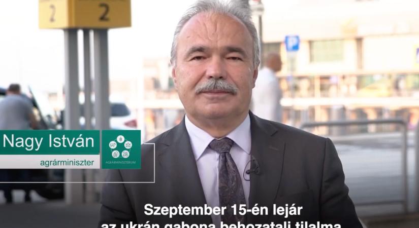 Nagy István három kollégájával tárgyal az importkorlátozás meghosszabbításáról