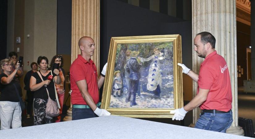 Titkos úton érkezett Budapestre Renoir világhírű festménye