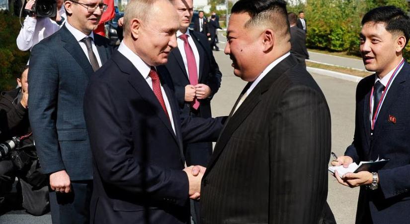 A Vosztocsnij űrállomáson találkozott Putyin és Kim Dzsong Un