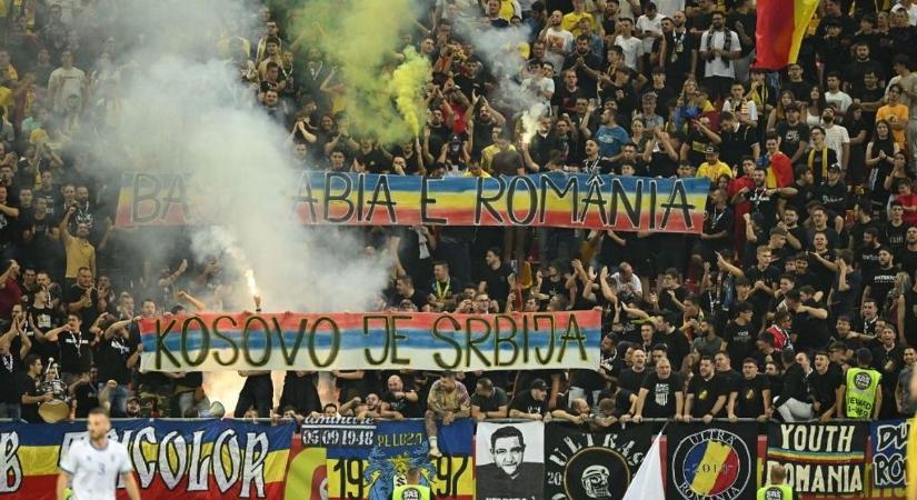 „Koszovó az Szerbia” – a magyarok után újabb ellenséget találtak maguknak a román ultrák