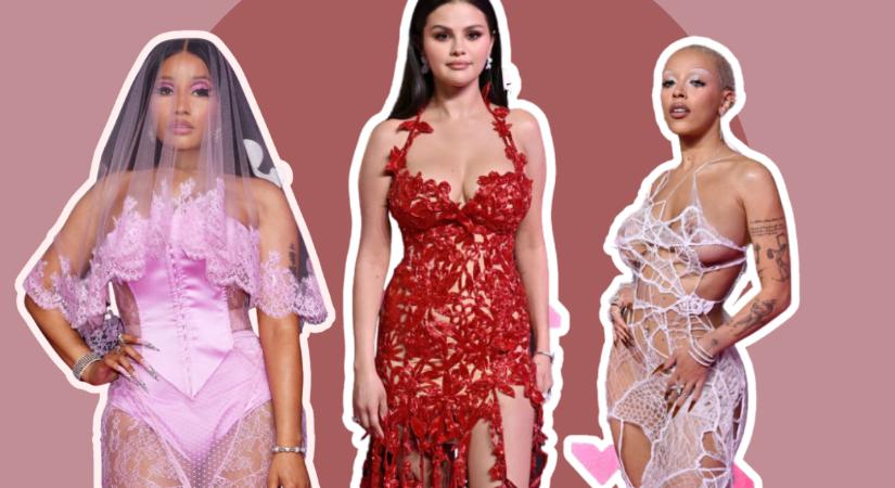A pucérruhát felváltja a pókháló ruha? – Mutatjuk a VMA legextrább szettjeit!