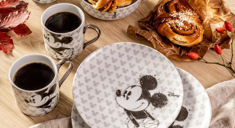 Disney varázsa a konyhában: gyönyörű porcelánokon láthatjuk viszont a kedvenc Disney-karaktereinket