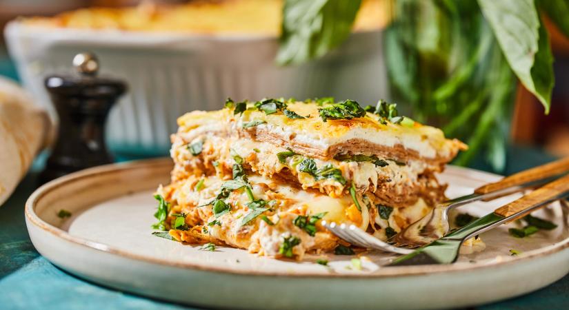 Rakott zöldséges-csirkés tortilla