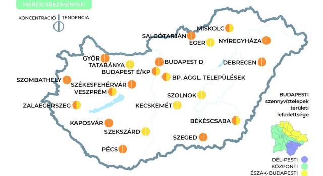 Covid-19: egyre emelkedik a szennyvízben az örökítőanyag koncentrációja