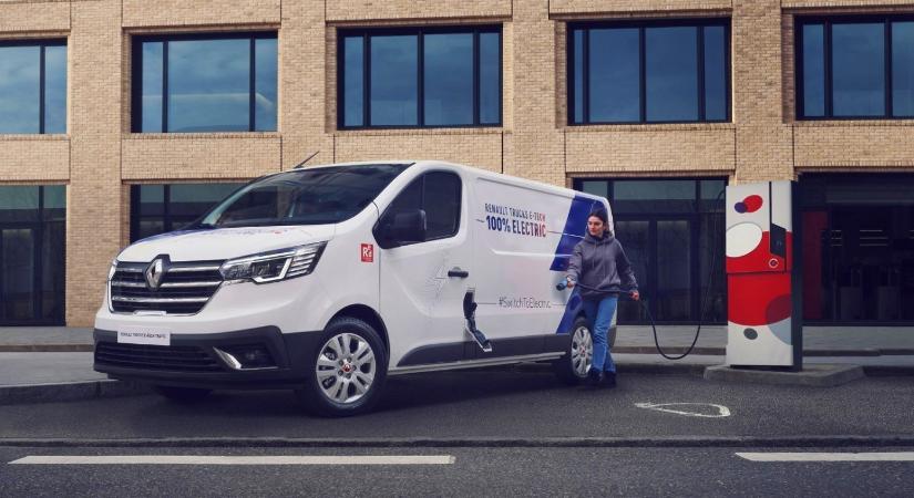 A Kangoo technikáját kapja meg a Renault Trafic villanyautó