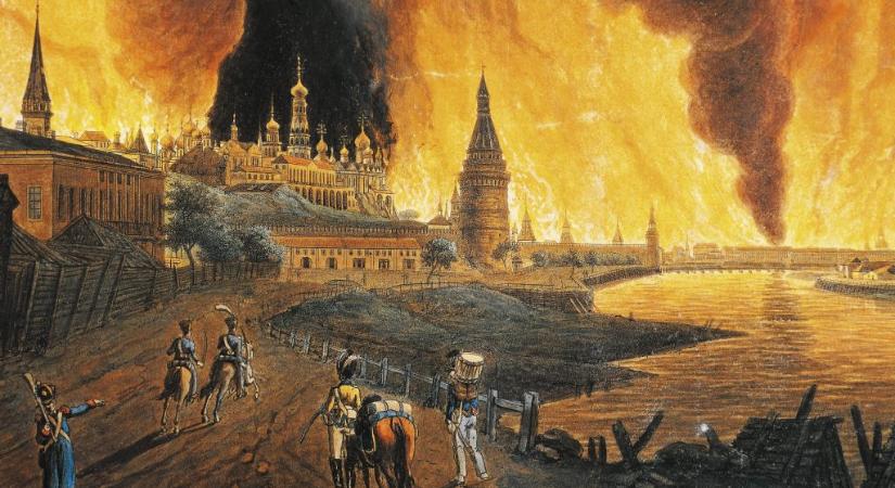 Szinte egész Moszkva lángolt 1812-ben