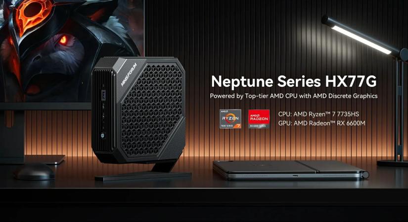 8 GB-os mobil GPU-val jön a Minisforum legfrissebb, Neptune szériás mini PC-je