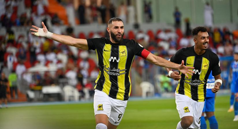 Videón Benzema „combos” győztes gólja a szaúdi ligából