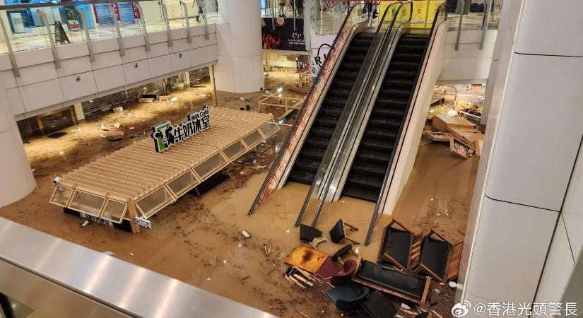 Hongkong az utóbbi napokban nem sorolhatja magát a szerencsés...