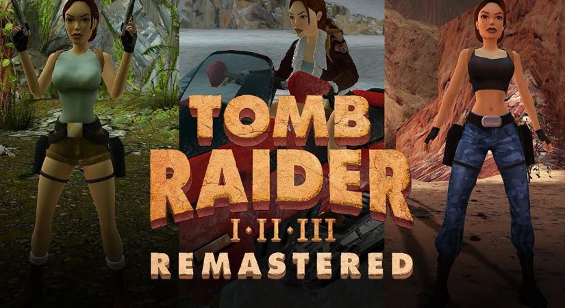 Remaster kiadást kap a Tomb Raider sorozat első három epizódja