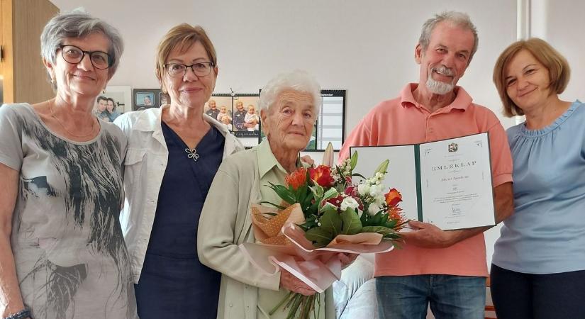 Kilencvenéves toronyi polgárt köszöntöttek