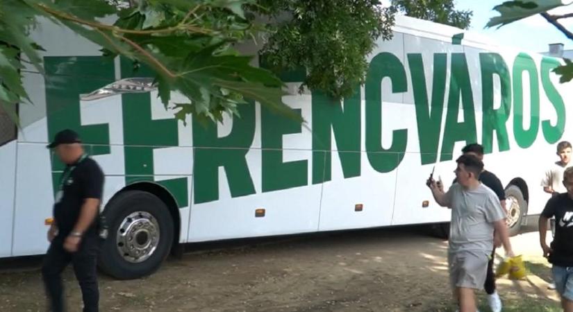 MK: így fogadták a Ferencvárost Nagyecseden – videó