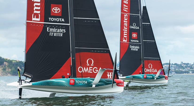 America’s Cup bevezető regatta – ma talán lesz futam – élő közvetítéssel
