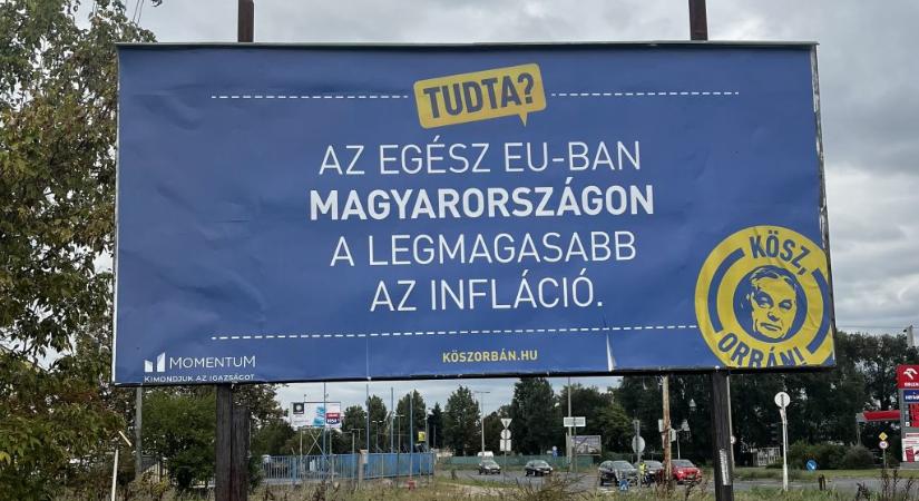 Kösz, Orbán! – plakátkampányt indított a Momentum