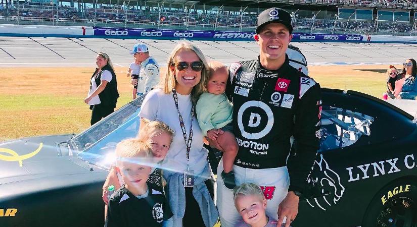 NASCAR: Ötödször is apa lett a 32 éves Trevor Bayne