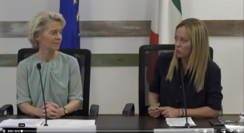 Megérkezett Lampedusára az Európai Bizottság elnöke