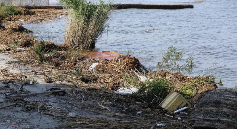 Ukrajnai gátszakadás: emberi maradványokat sodort a víz a Fekete-tengerbe