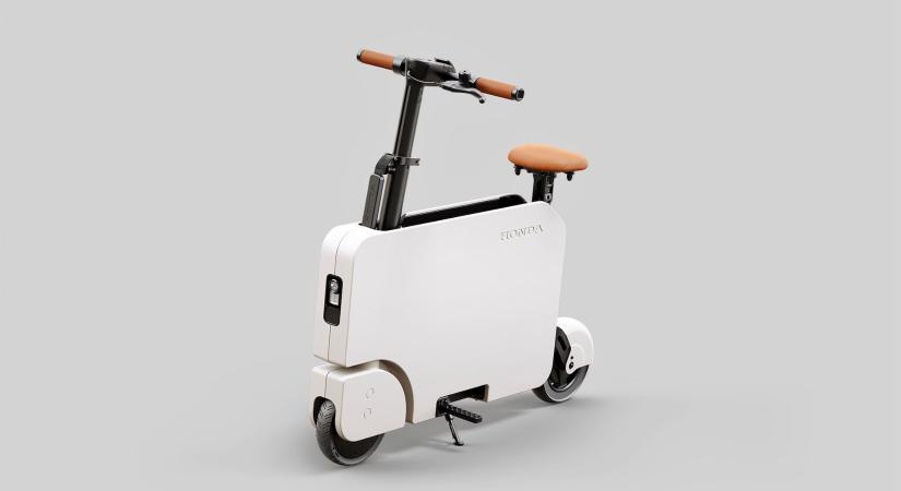 Íme a Honda új, bőrönd alakú elektromos robogója, ami még a csomagtartóban is elfér