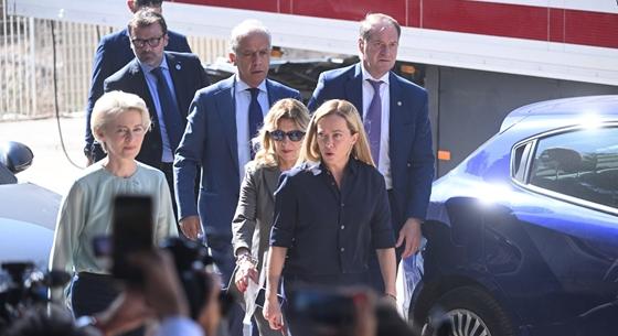 Von der Leyen tízpontos migrációs akciótervet hirdetett Lampedusában