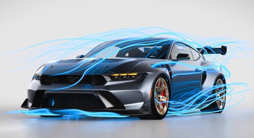 A Mustang GTD kap első Fordként aktív aerodinamikai csomagot