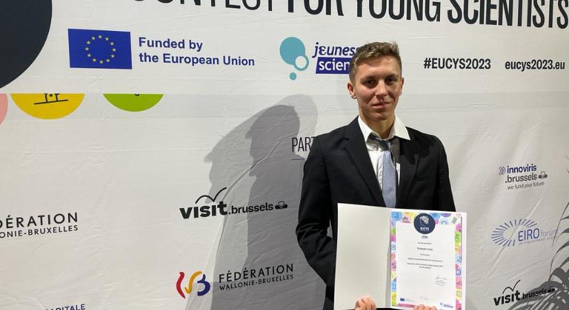 Magyar fiatal sikere a 34. EU Fiatal Tudósok Versenyén