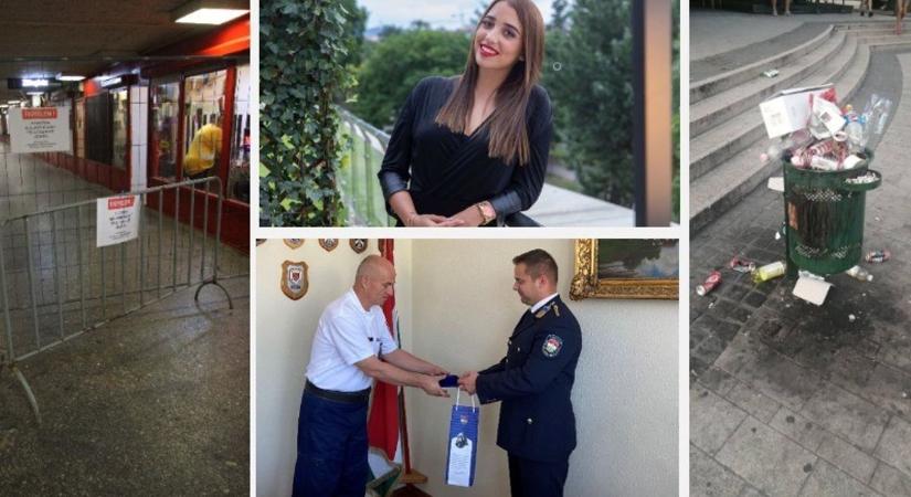 Kazincbarcikai focista csavarta el Schobert Lara fejét, lezárták a Búza téri aluljárót, hős iskolaőr, szürreális állapotok Miskolc belvárosában