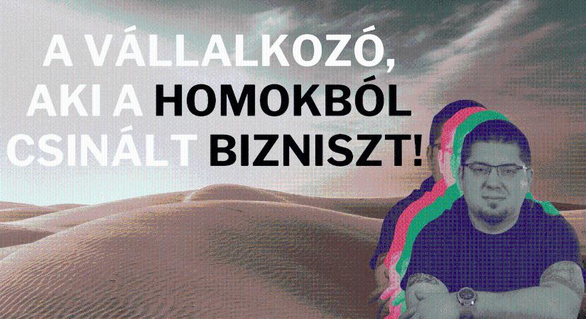 Több tonna homokot így is el lehet adni. Ilyen egy leleményes vállalkozó? Homokkép üzlet. Herczeg Tibor interjú