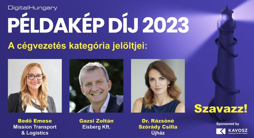 Ismerd meg a Példakép díj CÉGVEZETÉS kategóriájának jelöltjeit!
