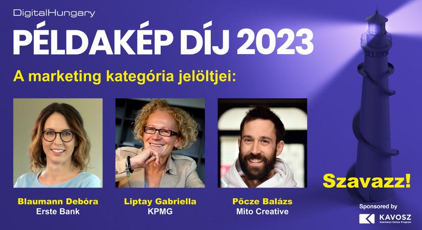 Ismerd meg a Példakép díj MARKETING kategóriájának jelöltjeit!