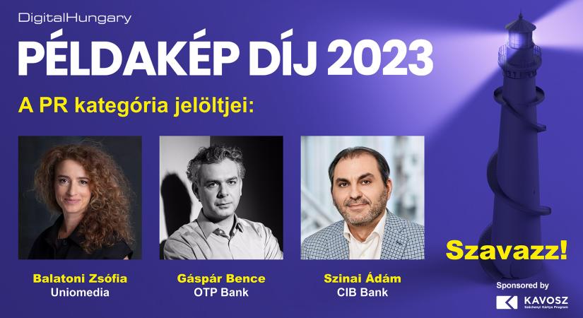 Ismerd meg a Példakép díj PR kategóriájának jelöltjeit!