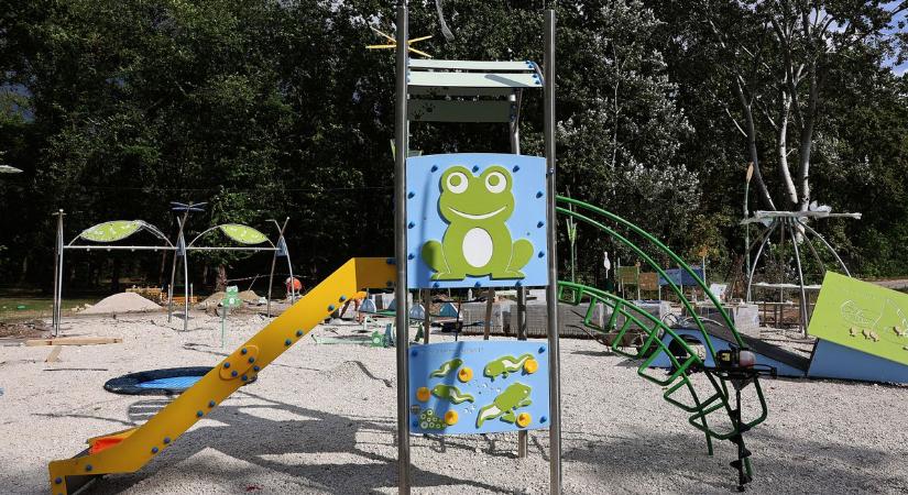 Az új játszótér megépülése mellett további fejlesztések várhatók a halasi Sóstón