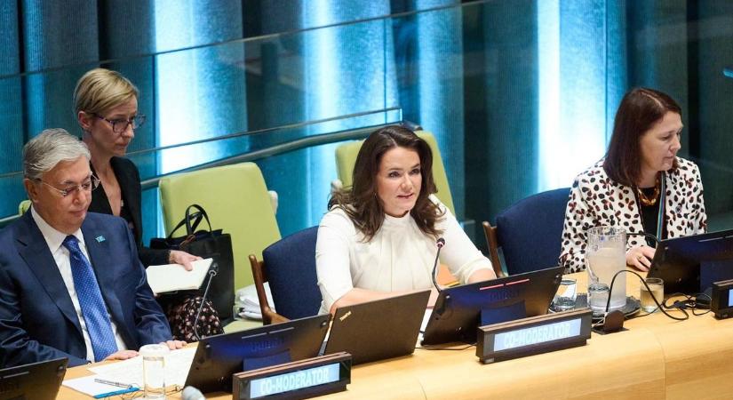 Novák Katalin: fejlődés csak békében lehetséges
