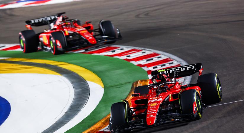 F1: Sainz kitört Leclerc árnyékából