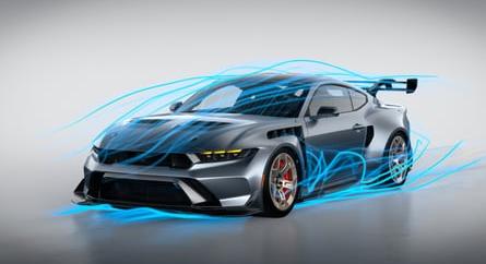 Még versenyautókba is túl fejlett a Ford Mustang GTD DRS-e