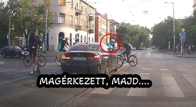 A BMW sofőrje megérkezett az emberek közé, majd folytatta ámokfutását