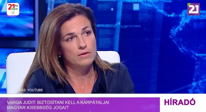 Varga Judit: biztosítani kell a kárpátaljai magyar kisebbség jogait (videó)