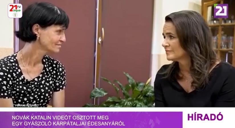 Novák Katalin videót osztott meg egy gyászoló kárpátaljai édesanyáról (videó)