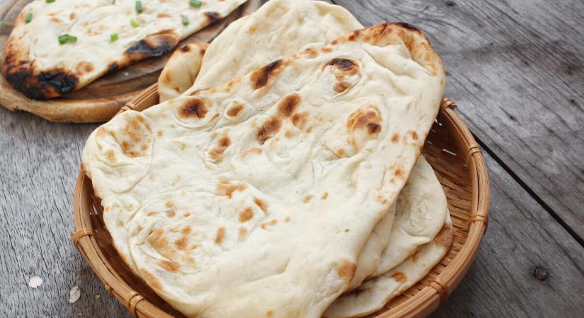 Indiai lepénykenyér (naan)