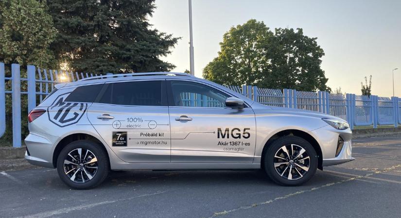 Egy szusszal 400 km, ezt tudja a kínaiak elektromos autója – MG5-teszt