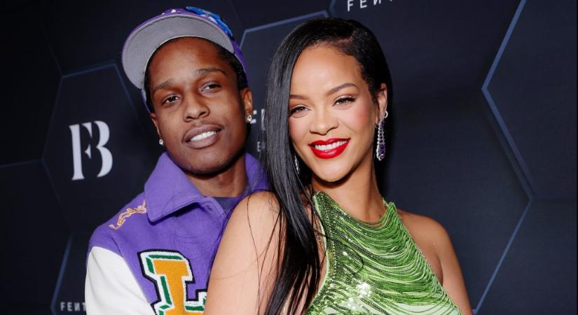 Rihanna és AAP Rocky először mutatták meg egyhónapos babájuk arcát