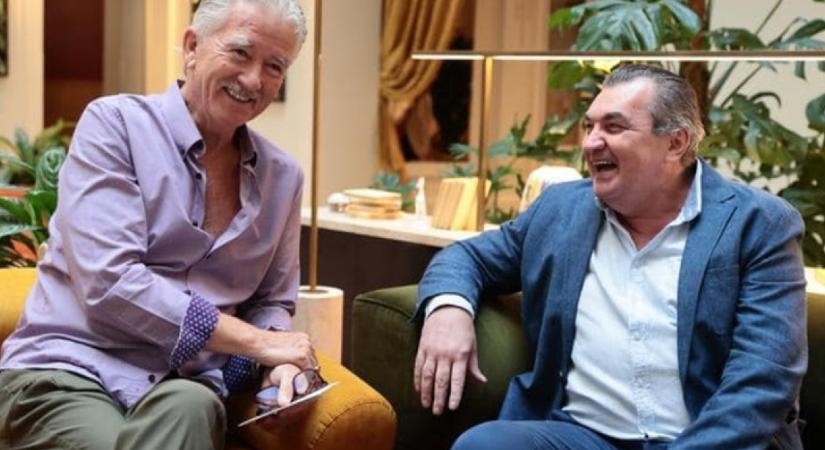 Bobby Ewing találkozott a magyar szinkronhangjával, Csankó Zoltánnal: közös fotókon a két színészlegenda